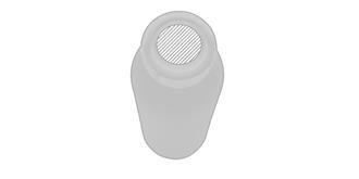 Bouteille étanche avec isolation en cuivre Youssop - Impression Haut