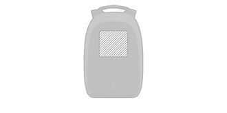 Sac à dos antivol en PET recyclé résistant Regular - Marquage Recto