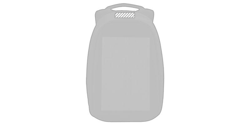 OBG.PUB - Sac à dos antivol en PET recyclé résistant Vormien - Impression Haut Sac à dos antivol en PET recyclé résistant Vormien - Impression Haut