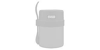 Conteneur à aliments avec revêtement céramique Bog - Impression avant en haut