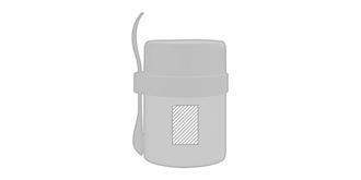 Conteneur à aliments avec revêtement céramique Bog - Impression Droite