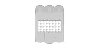 Bouteille de 450ml en acier inoxydable Yaros - Marquage autour