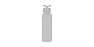 Bouteille de 650ml en plastique AS Krabye - impression sur couvercle