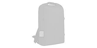 Sac à dos antivol robuste en polyester Lyeta - Impression Droite