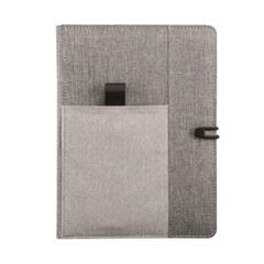 Housse avec carnet de notes A5 en polyester Khor