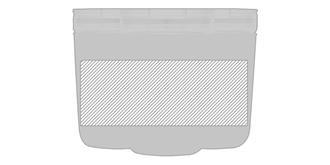 Gobelet en verre en plastique recyclé Biellast - Marquage autour