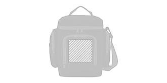 Sac isotherme de voyage en polyester Doppo - Marquage Recto