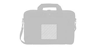 Sac pour ordinateur portable 15.4” Merius - Marquage Recto