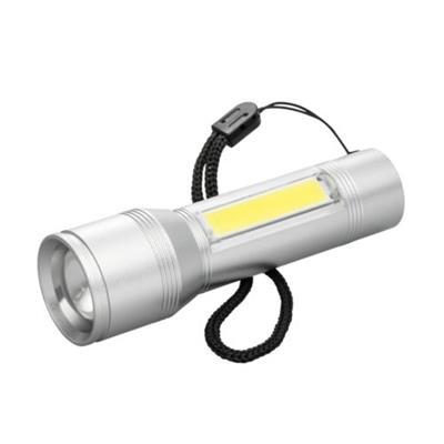 Lampe de poche rechargeable en aluminium publicitaire Lampo