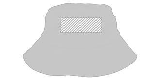 Chapeau de randonnée en coton Shafari - Marquage Verso