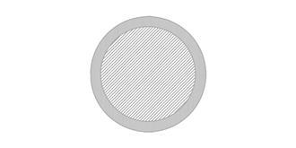 Bouteille de sport 500 ml en verre Ponsol - Impression Haut