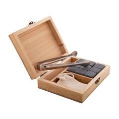 OBG PUB - Set pour glaçons en bambou réutilisables Bourgon