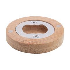 OBG PUB - Ouvre-bouteille forme rond en bambou Goonito