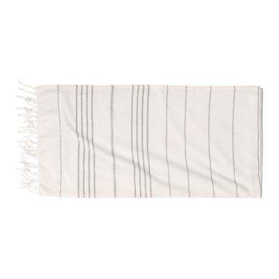 Drap de bain bicolore en polyester Prill Gris