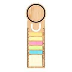 OBG PUB - Marque-page avec règle en bambou Temir