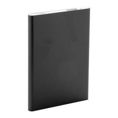 Power Bank en aluminium Kelstan Noir
