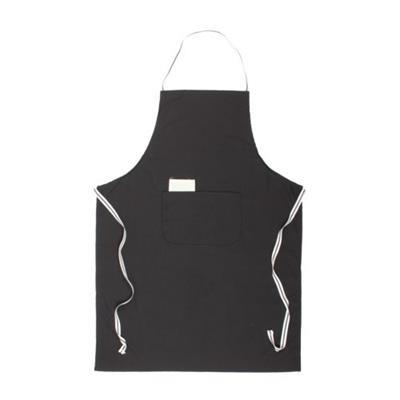 Tablier en coton et polyester Bacatil Noir