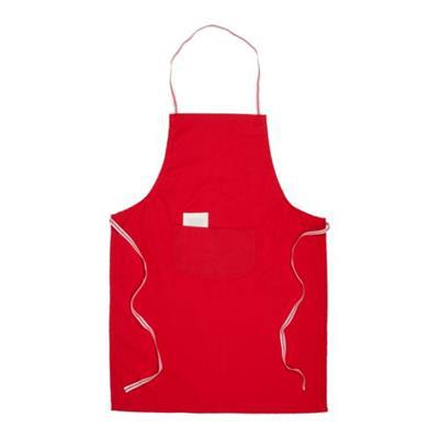 Tablier en coton et polyester Bacatil Rouge