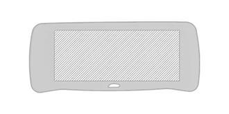 Étui à lunettes en plastique avec rembourrage Xym - Impression Haut