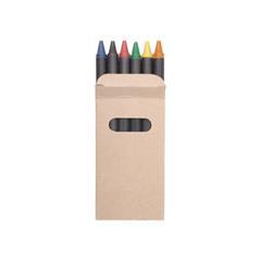 OBG PUB - Set de 6 crayons de couleurs en papier Liddo