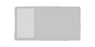 Serviette sport en vert Gymnasiot - Impression Gauche