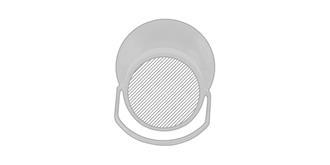 Gourde de sport en acier de 750 ml Batou - impression sur couvercle