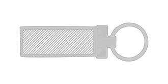 Porte-clés écologique en liège Garsue - Marquage Verso