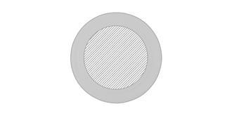 Frisbee en fibre de bambou Gatye - Marquage Recto