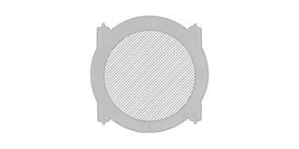 Lampe de camping portable en plastique Kyars - Impression Haut