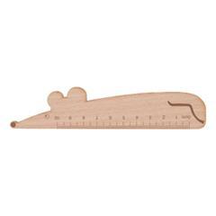 OBG PUB - Règle en bois de forme souris 20 cm Pikasy