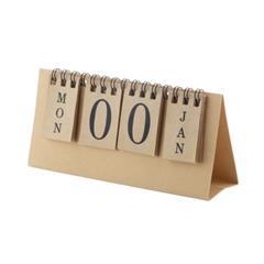 Calendrier perpétuel en papier recyclé Gander