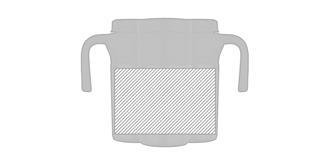 Mug thermos en acier inoxydable Arnor - Marquage autour