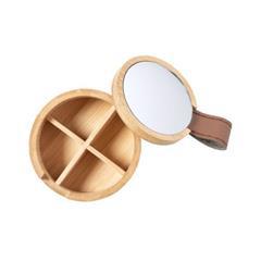 Boîte à bijoux avec miroir en bambou Hasrey
