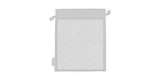 Sac à provisions en coton recyclé Hards - Marquage Verso