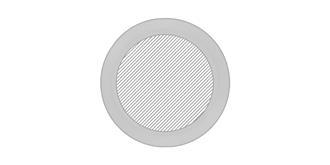 Gourde de sport en acier inoxydable Molten - Impression Haut