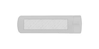 Gourde de sport en acier inoxydable Molten - Marquage Recto