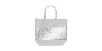 Sac shopping isotherme écologique Turios - Marquage Recto