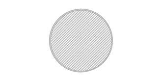 Lunch box en forme ronde en verre Tuttata - Impression Haut