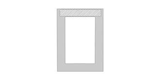 Cadre photo en bois naturel Lilan - Impression Haut