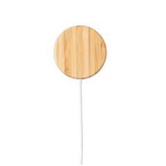 OBG.PUB - Chargeur sans fil magnétique en bambou Hatlawev Chargeur sans fil magnétique en bambou Hatlawev