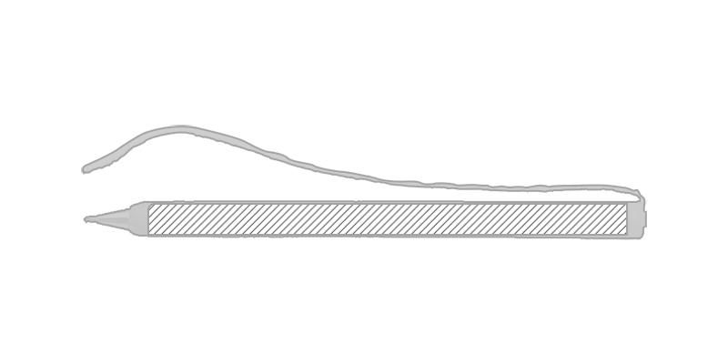 OBG.PUB - Stylo à bille avec support en papier Pointyx - Marquage sur le manche du stylo Stylo à bille avec support en papier Pointyx - Marquage sur le manche du stylo