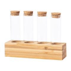 OBG PUB - Set de 4 porte-épices en verre Tiamber