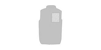 Gilet matelassé unisexe avec 2 poche Barsim - Marquage poitrine gauche