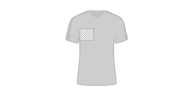 OBG.PUB - T-shirt sport anti-transpiration en polyester Bazy - Marquage poitrine droite T-shirt sport anti-transpiration en polyester Bazy - Marquage poitrine droite