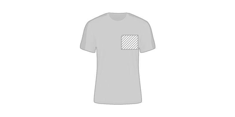 OBG.PUB - T-shirt sport anti-transpiration en polyester Bazy - Marquage poitrine gauche T-shirt sport anti-transpiration en polyester Bazy - Marquage poitrine gauche