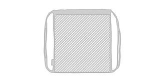 Sac piscine écologique en coton Ferae - Marquage Verso