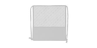 Sac piscine écologique en coton Galsin - Marquage Recto