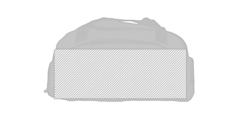 OBG.PUB - Sac à dos/de sport en nylon Zarpye - Marquage Recto Sac à dos/de sport en nylon Zarpye - Marquage Recto