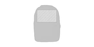 Sac à dos/portes documents en PET recyclé Kynor - Impression Poche