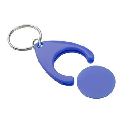 OBG.PUB - Porte-clés jeton pour caddy en plastique Neully Bleu Porte-clés jeton pour caddy en plastique Neully Bleu
